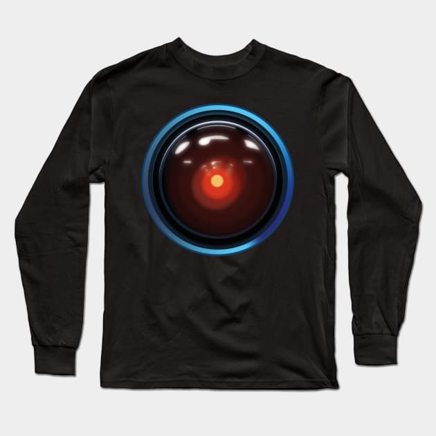 HAL 9000 Long Sleeve T-Shirt by andrew_kelly_uk@yahoo.co.uk